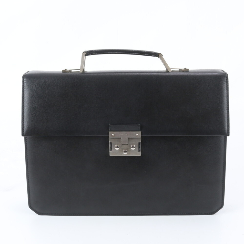 Salvatore Ferragamo Leather Business Bag Briefcase Tote for Men